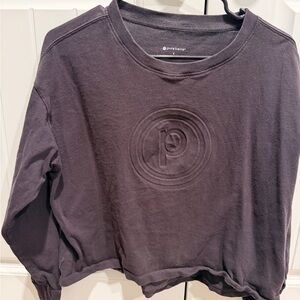 Pure Barre Charcoal Crewneck Top